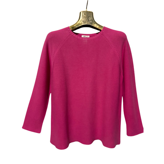 Maglia in puro cotone con spacchetti laterali