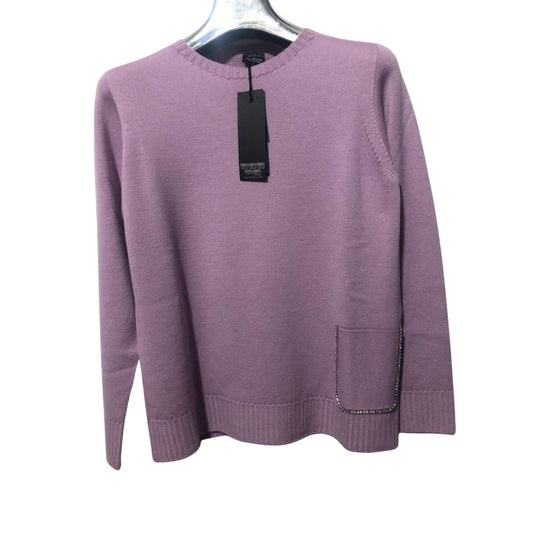 Maglia girocollo in lana merino