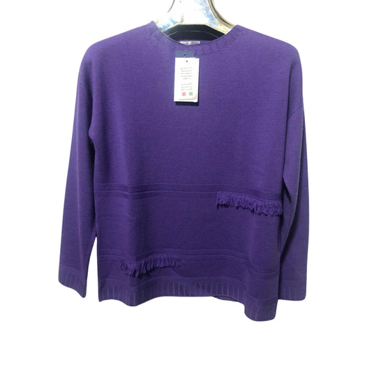 Maglia girocollo in lana merino