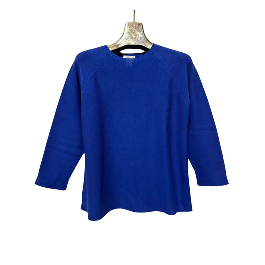 Maglia in puro cotone con spacchetti laterali