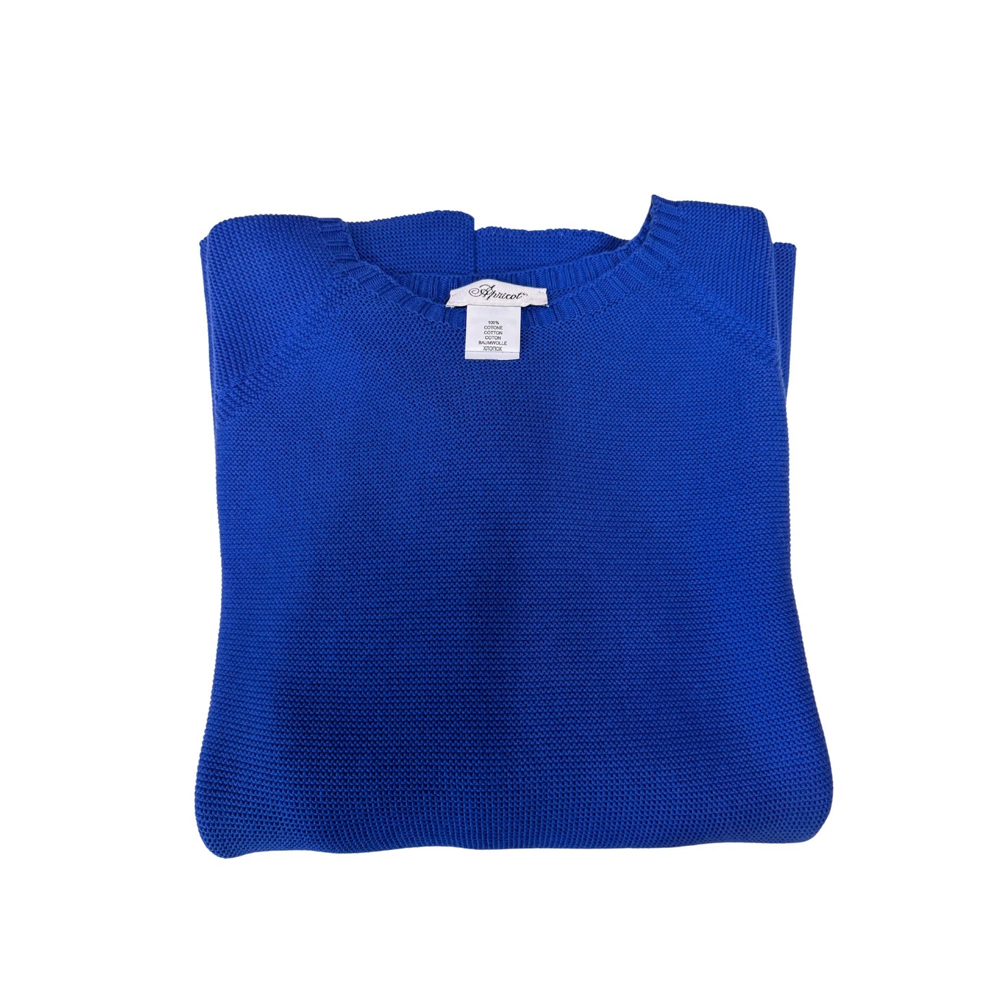 Maglia in puro cotone con spacchetti laterali
