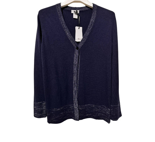 Maglia aperta in Lurex