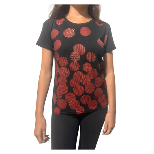 T-shirt girocollo con stampa